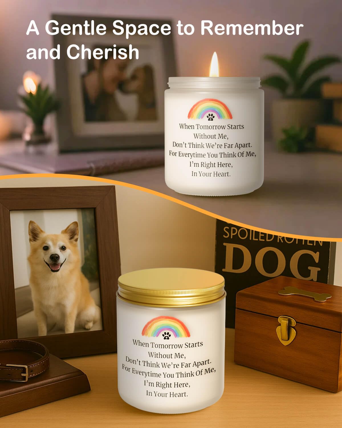 ARLYPET détail flamme et cire de soja, ambiance douce