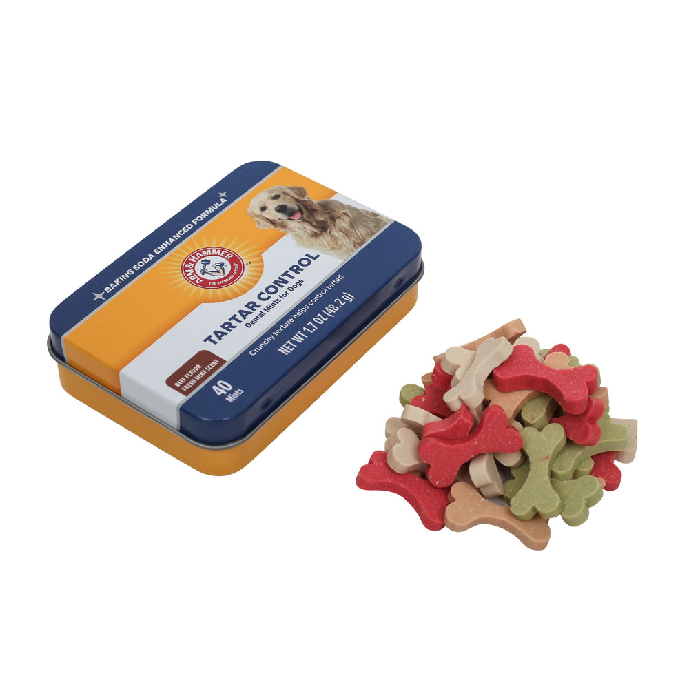 Arôme boeuf des friandises, chien heureux et bouche saine.