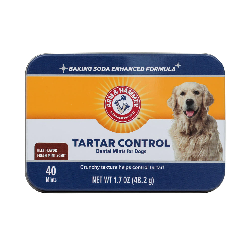 Friandises dentaires Arm & Hammer, texture croquante, haleine plus fraîche.