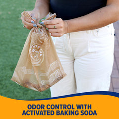 Arm & Hammer sacs-poubelle controle-odeurs: parfum frais et bicarbonate activé pour neutraliser.