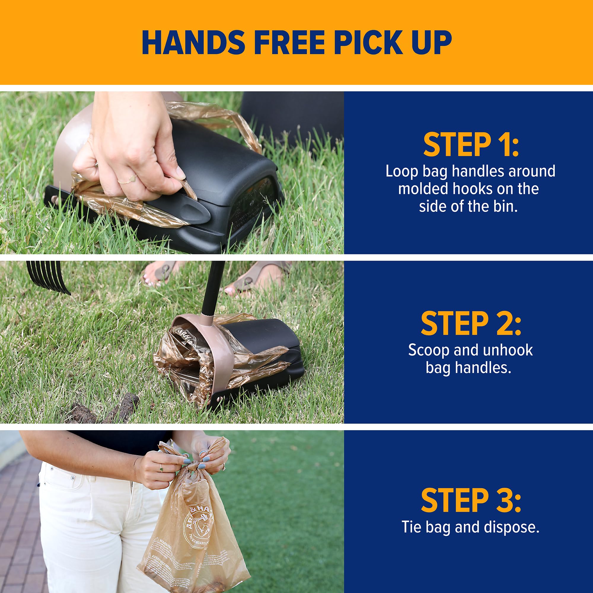 Arm & Hammer sacs-poubelle usage-couches: pratique pour les couches lors des sorties.