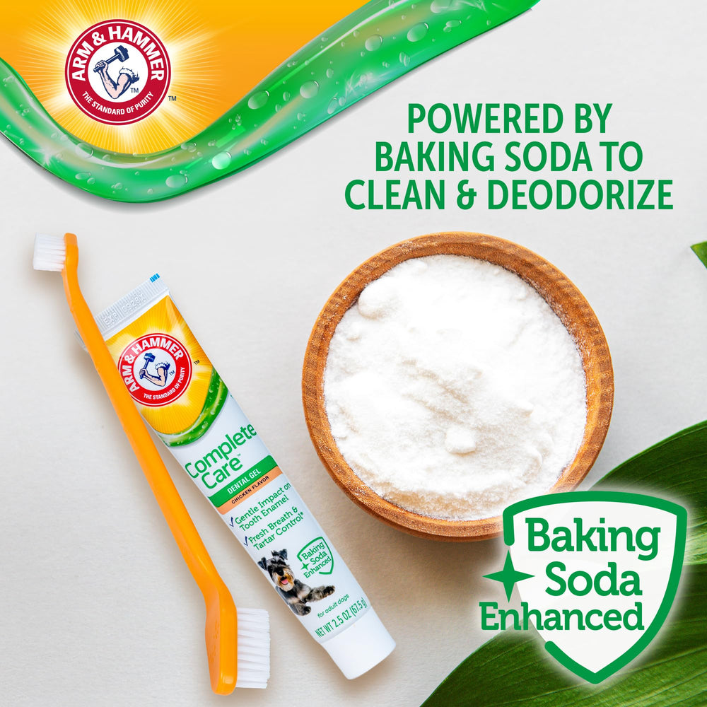 Bicarbonate de soude dans le gel Arm & Hammer pour nettoyer et désodoriser.