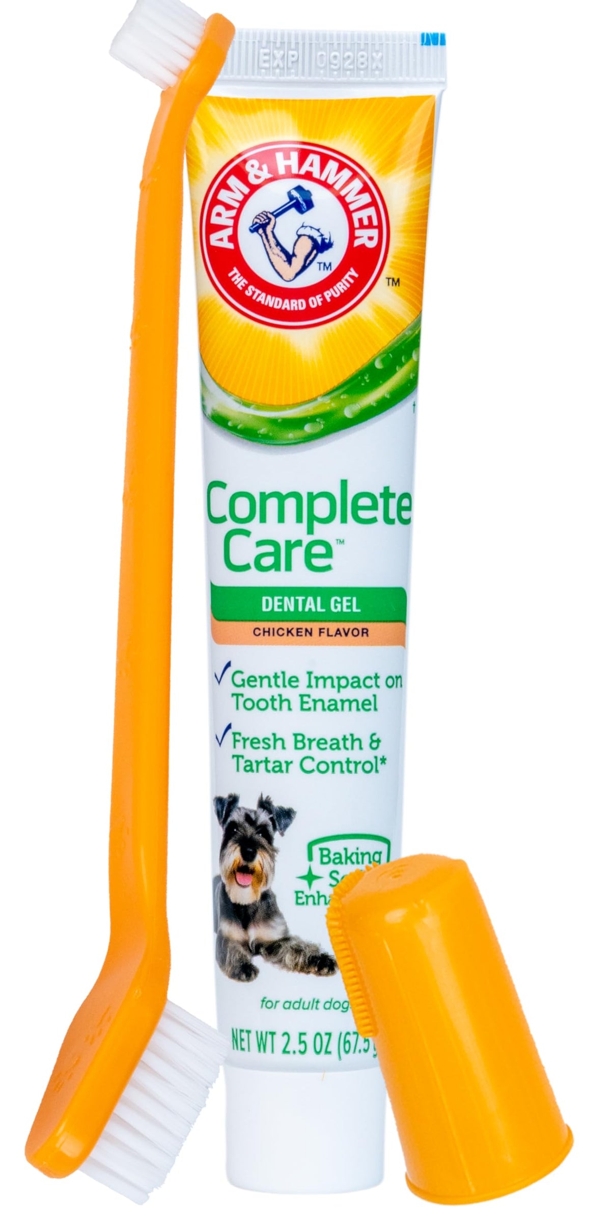 Arm & Hammer Complete Care: kit dentaire pour chien avec gel et brosse, facilité d'utilisation.