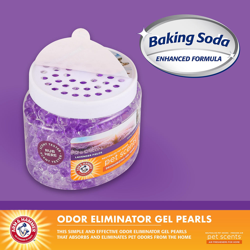 Arm & Hammer Pet, billes-gel lavande: parfum apaisant et réduction des odeurs.