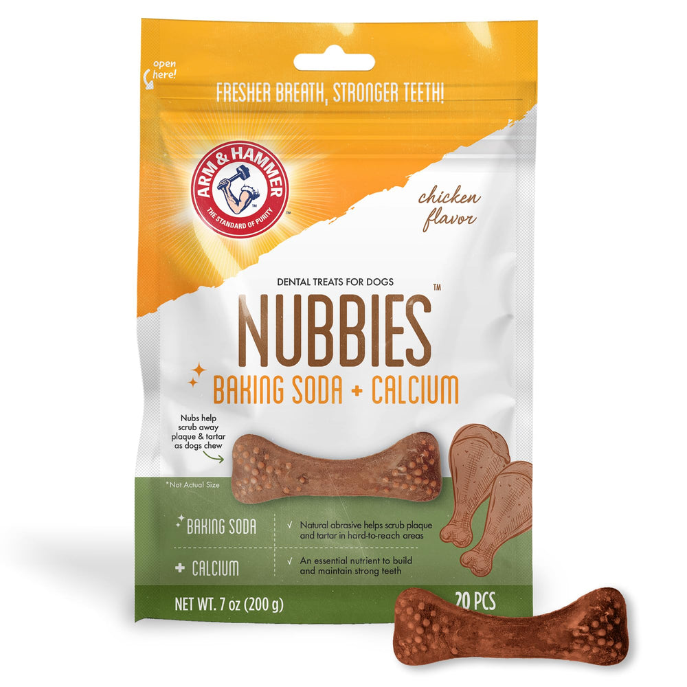 Arm & Hammer Nubbies : texture dentale aidant au nettoyage lors de la mastication.