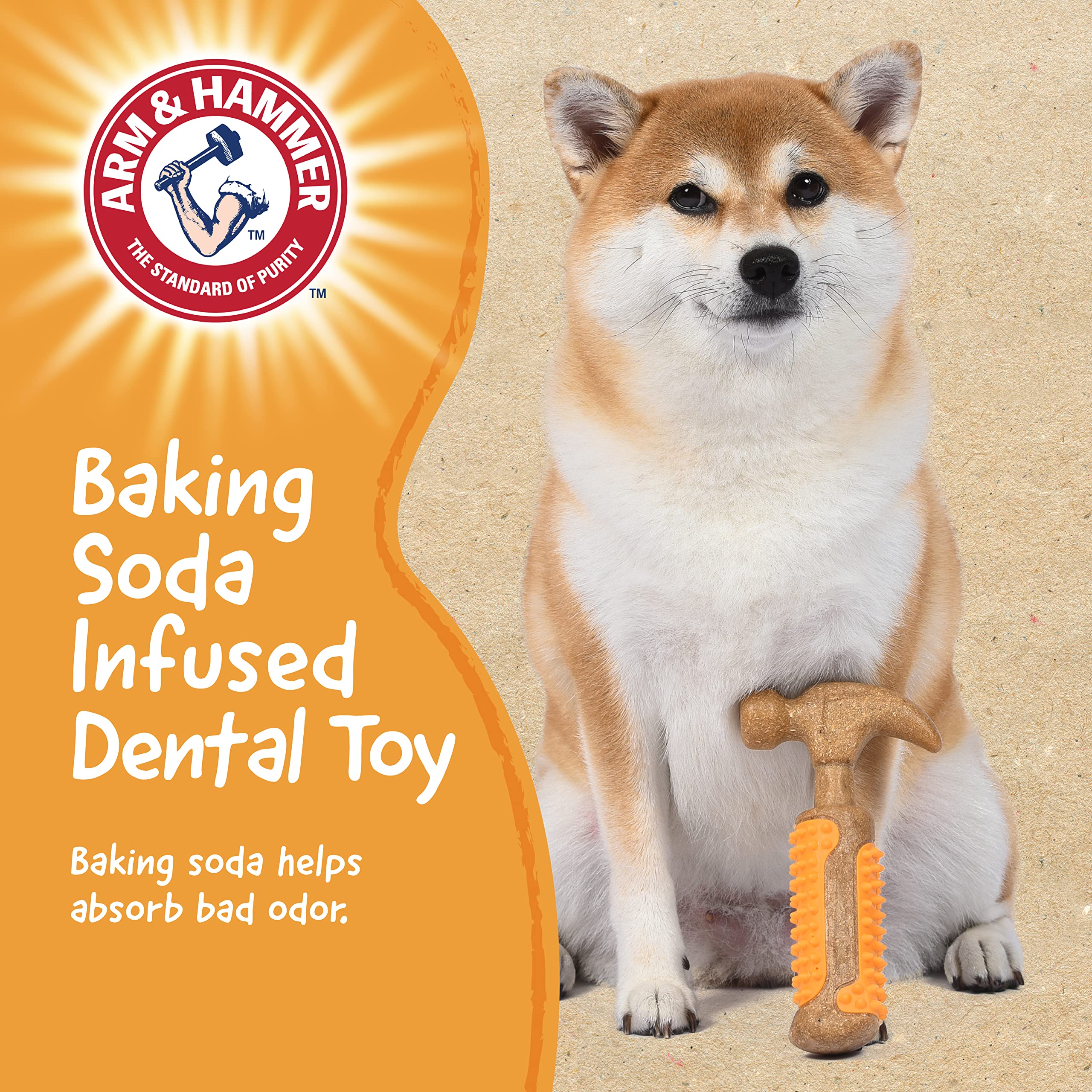 Arm & Hammer: poignées faciles à saisir, jouet sûr pour chiot et chien adulte.