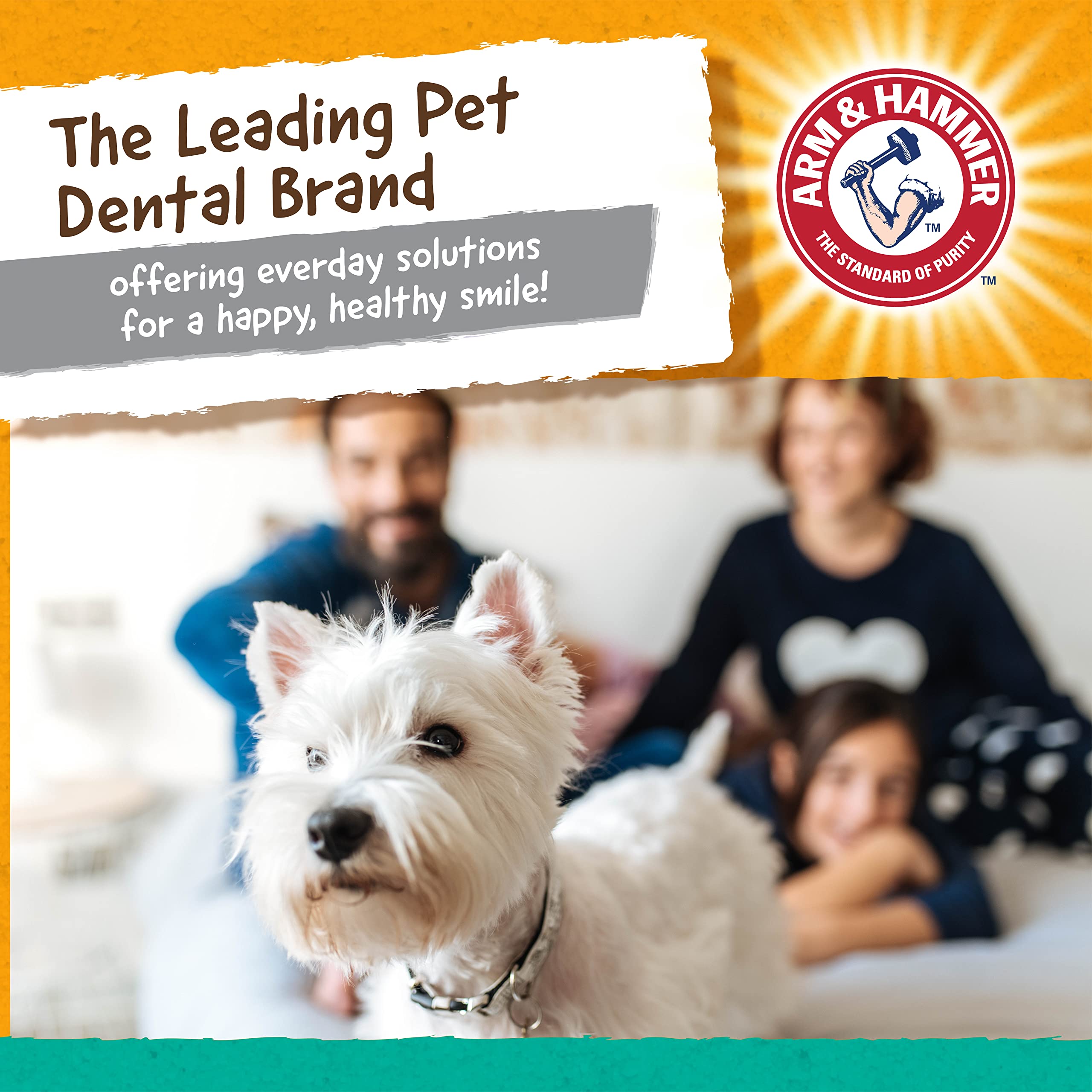Arm & Hammer Gorille Treadz, caoutchouc naturel pour mastication durable.
