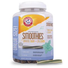 Arm & Hammer Pets Smoothies Dentales – paquet visible, aide potentielle à rafraîchir l’haleine.