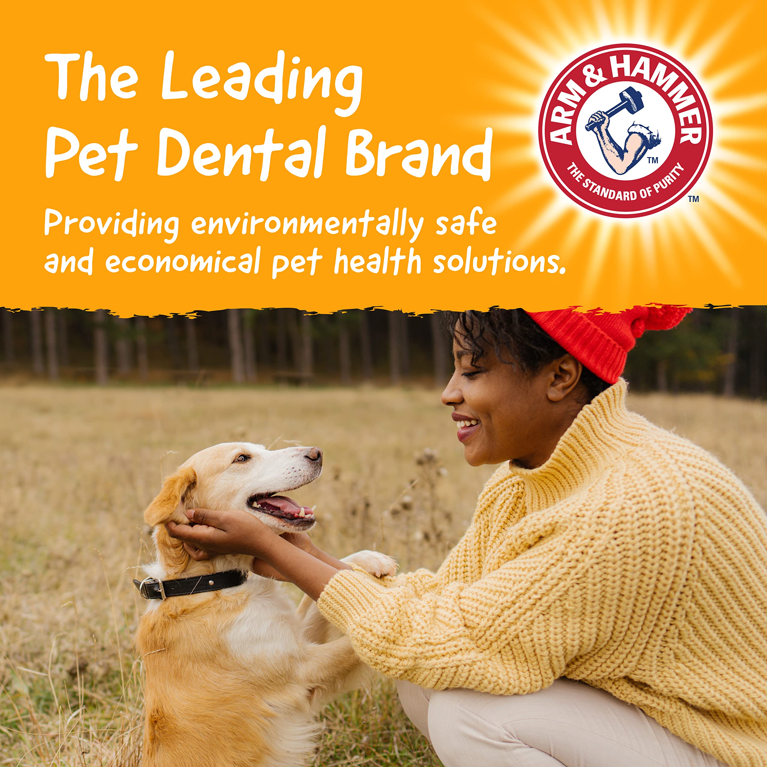 Arm & Hammer Barkies emballage écologique et matériaux recyclables
