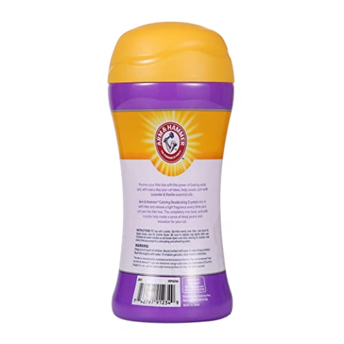 Arm et Hammer bicarbonate et cristaux dissolvants intégrés à la litière