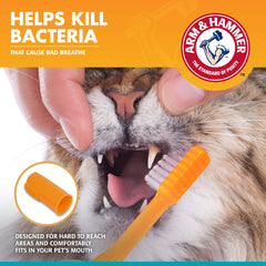 Doigt-brosse Arm & Hammer pour un nettoyage en douceur des gencives.