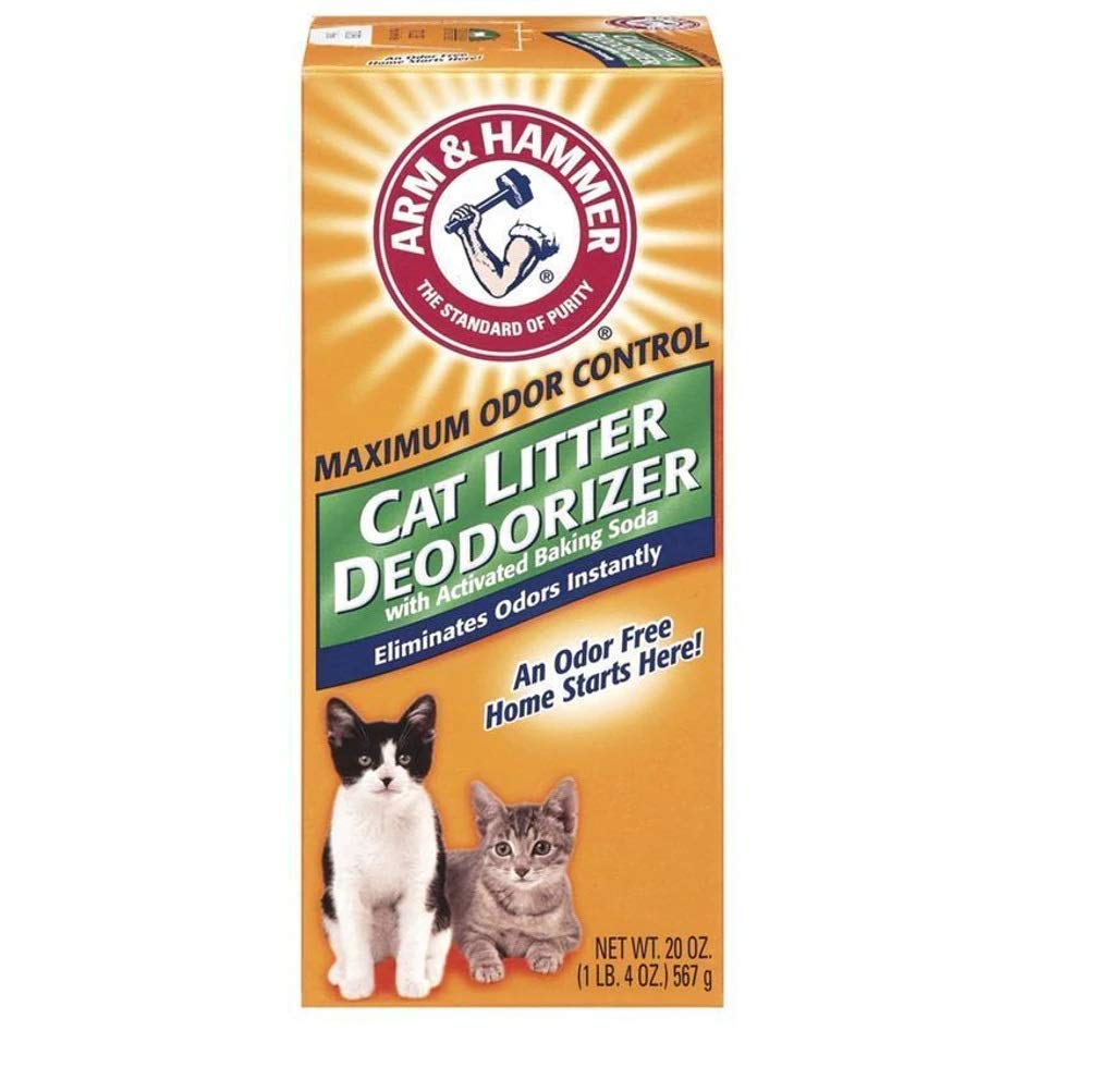 ARM & HAMMER déodorant en poudre pour litière de chat neutralise les odeurs rapidement