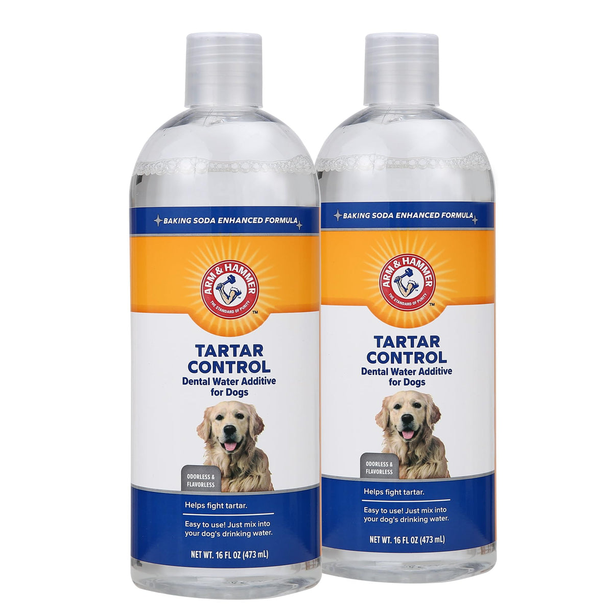 Arm & Hammer Clinique Soin Dentaire Chiens adultes, bouteille sans goût, usage quotidien