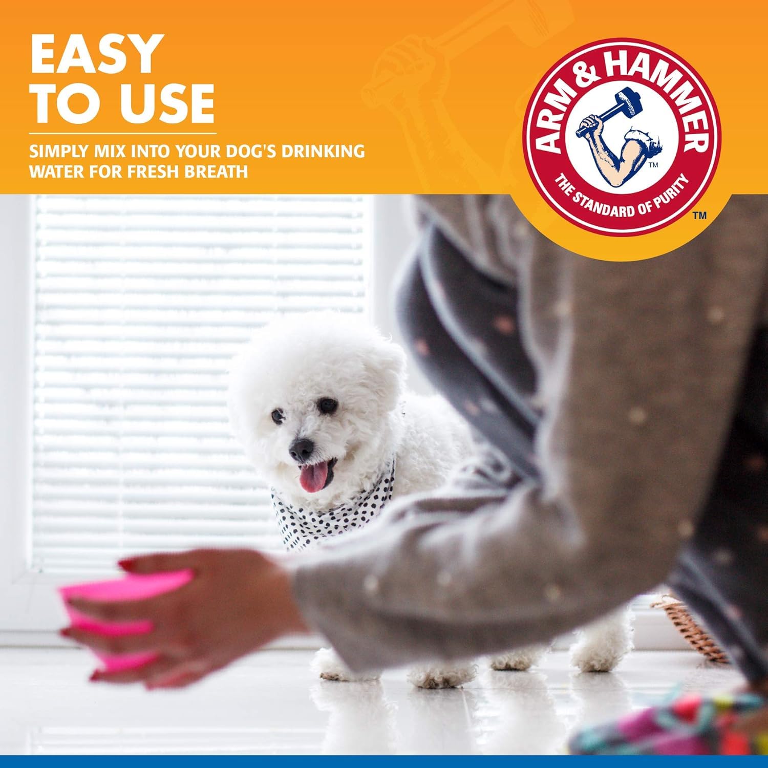 Arm & Hammer Clinique Soin Dentaire Chiens, mélange facile pour haleine plus fraîche