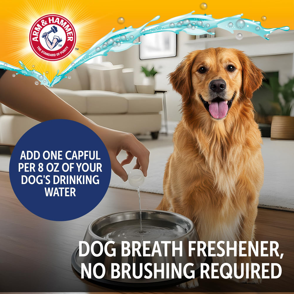 Arm & Hammer Complete Care: étiquette indiquant bicarbonate et calcium pour l'hygiène dentaire.