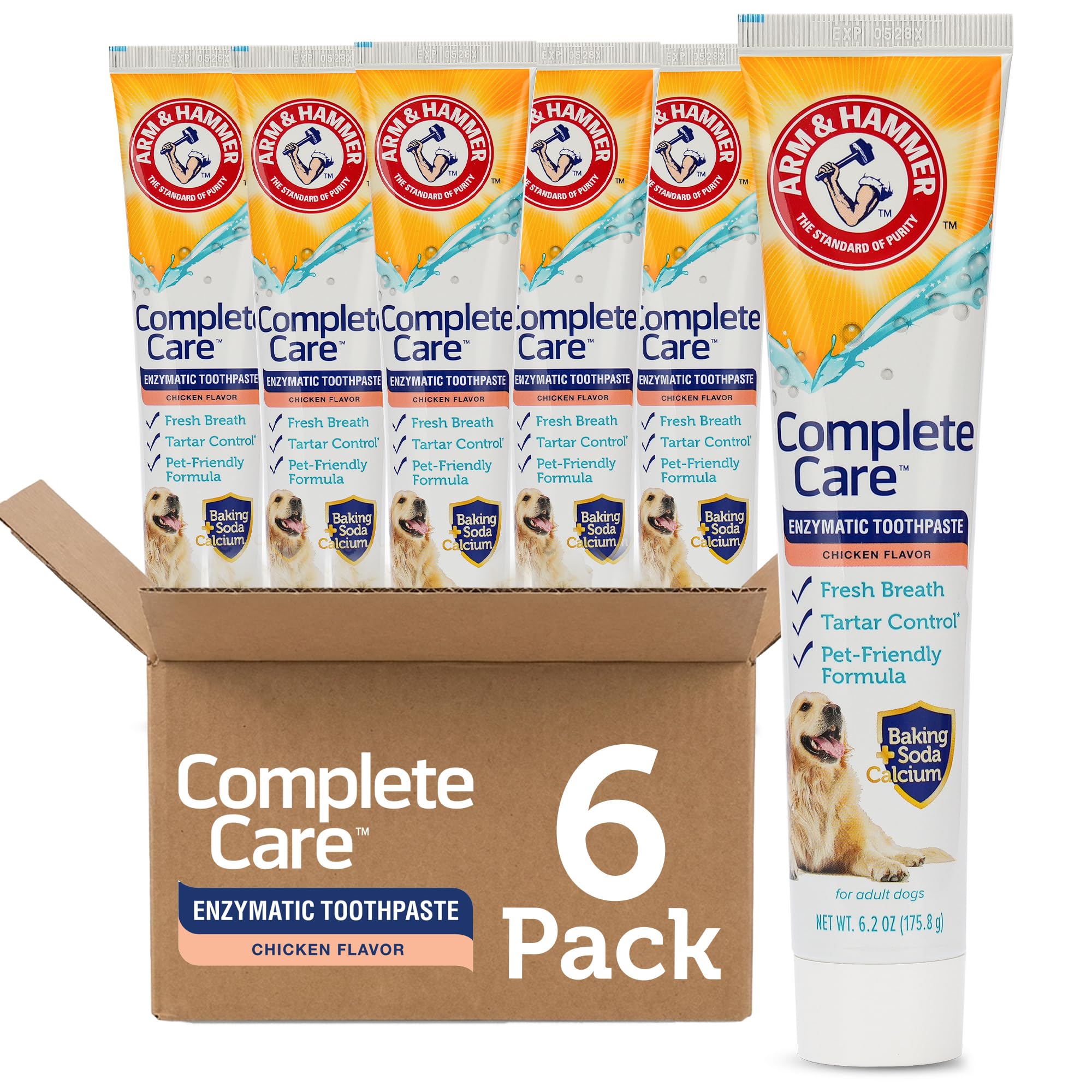 Arm & Hammer dentifrice canin Complet – emballage attrayant pour routine pratique