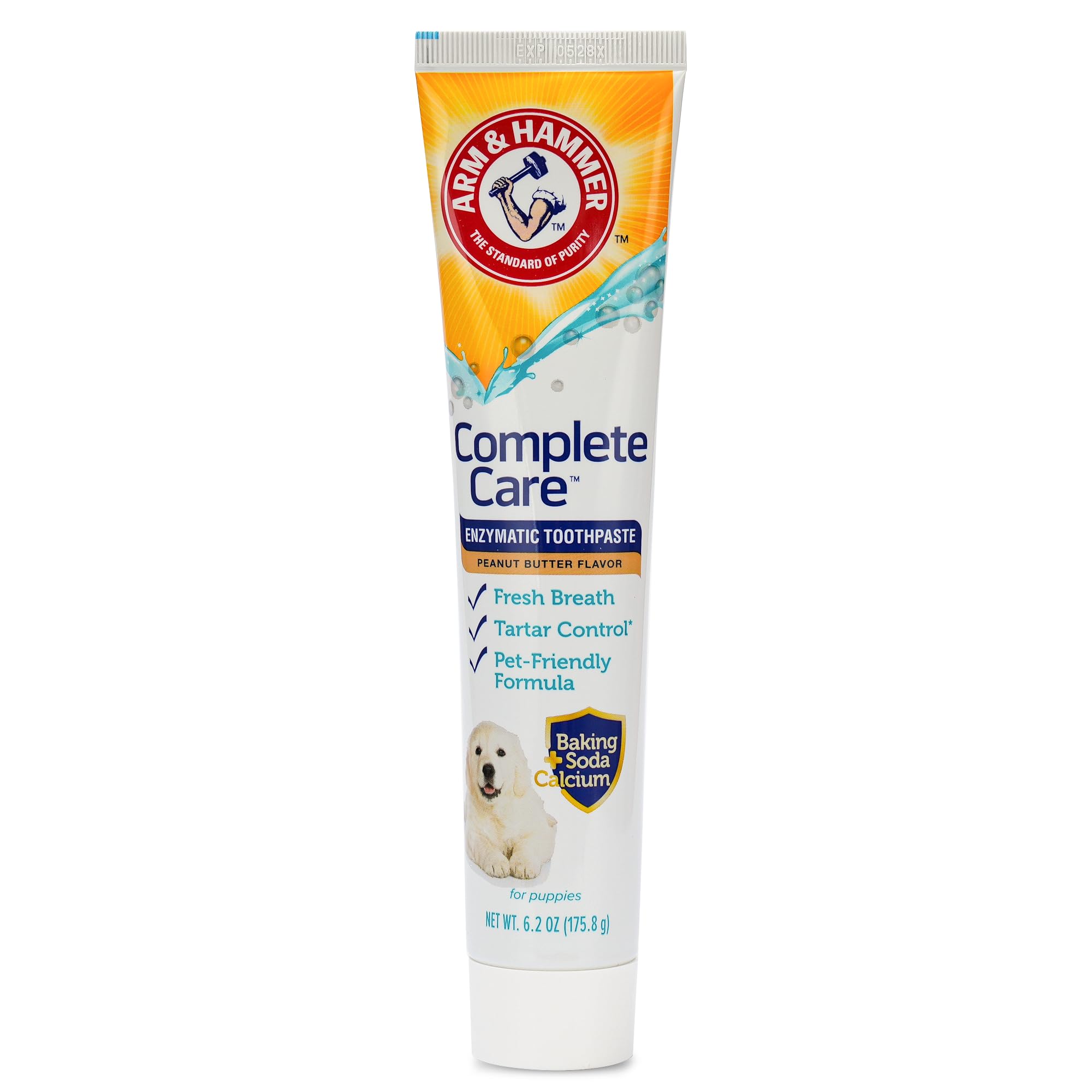 Dentifrice enzymatique Arm & Hammer pour chiots, saveur beurre d'arachide.