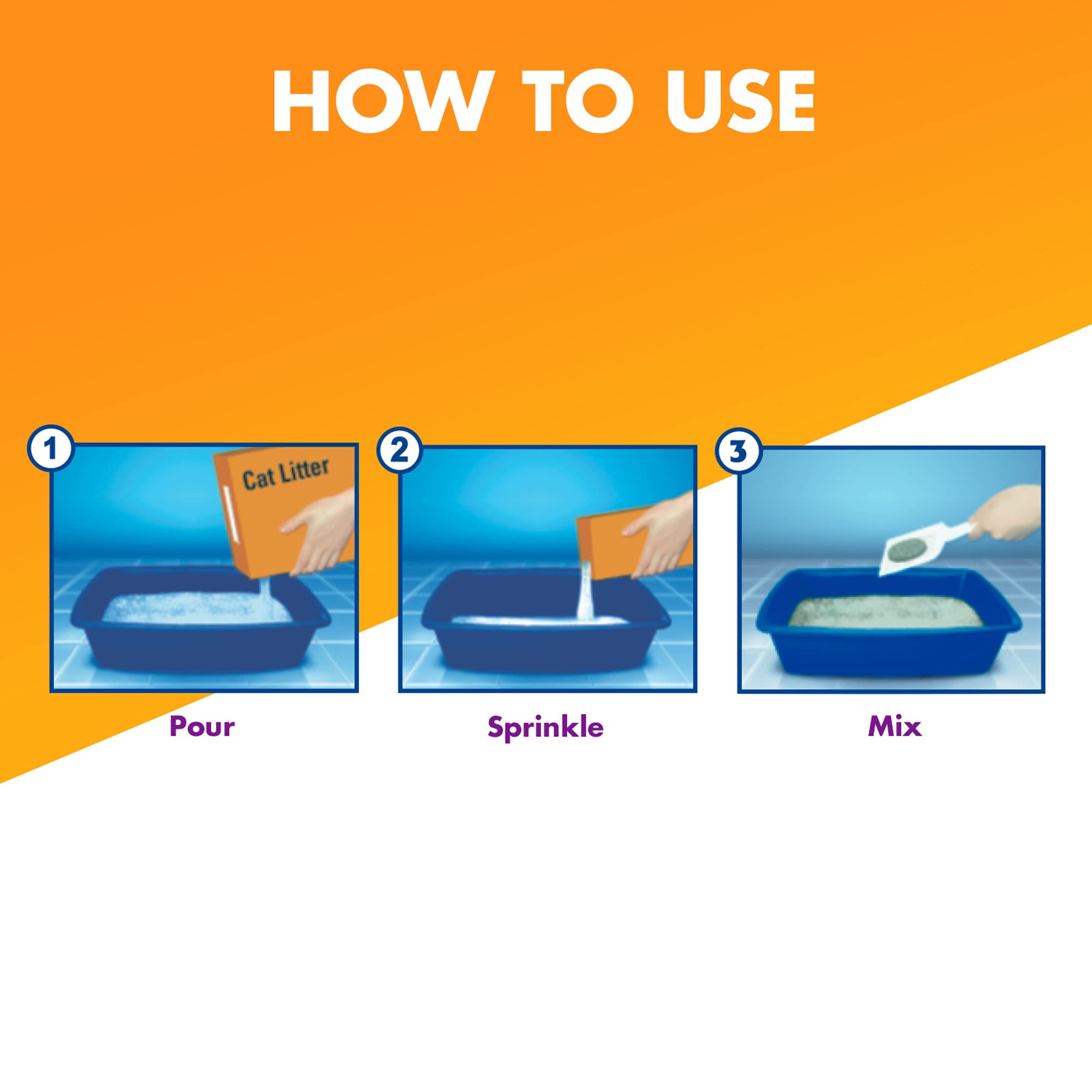 Arm & Hammer déodorisant litière – granules bicarbonate dégage odeur douce et fraîche.