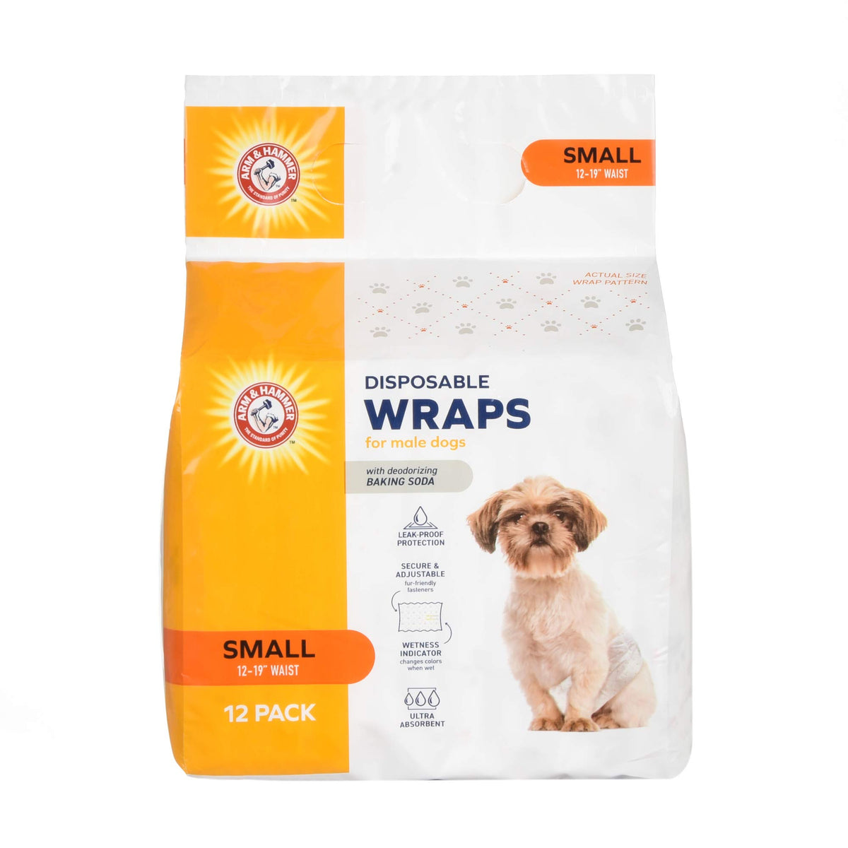 Arm & Hammer: emballage bande ventrale chien mâle pratique et discret.