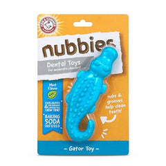 Jouet dentaire Gator Arm & Hammer pour chien, solide et durable.