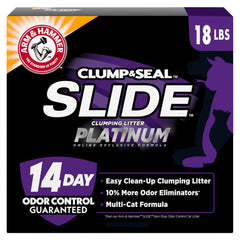 Litière ARM & HAMMER glisse-litière-chat-multi, nettoyage rapide