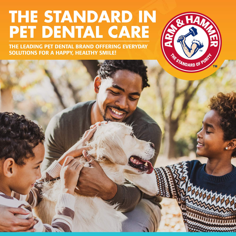 Goût menthe du spray Arm & Hammer apprécié par les chiens et les propriétaires.