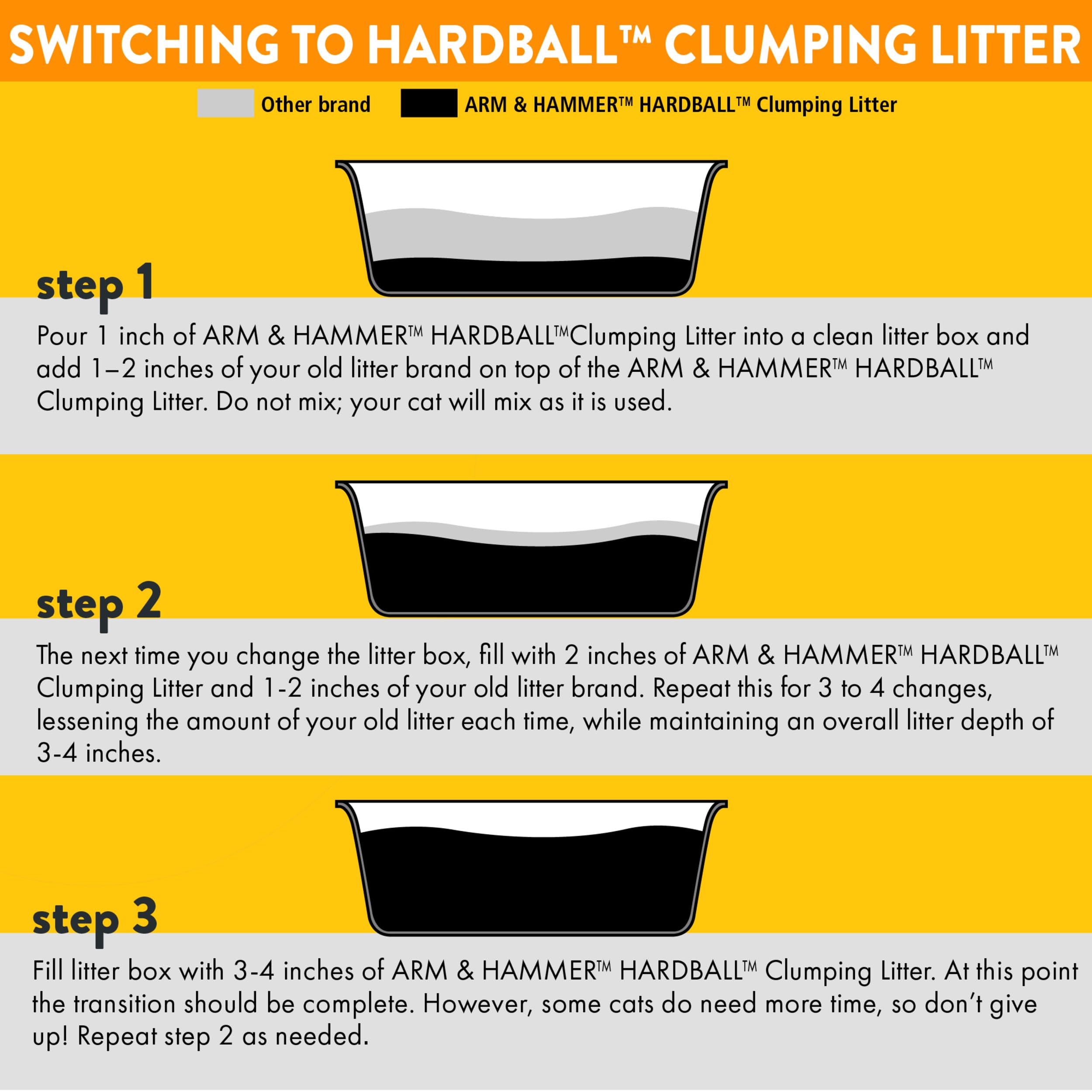 Arm & Hammer Hardball : grains de sorgho américains de qualité.