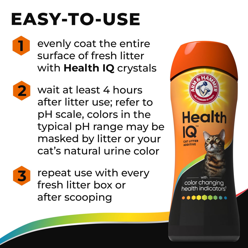 ARM & HAMMER Health IQ jusqu’à six utilisations avec une bouteille.