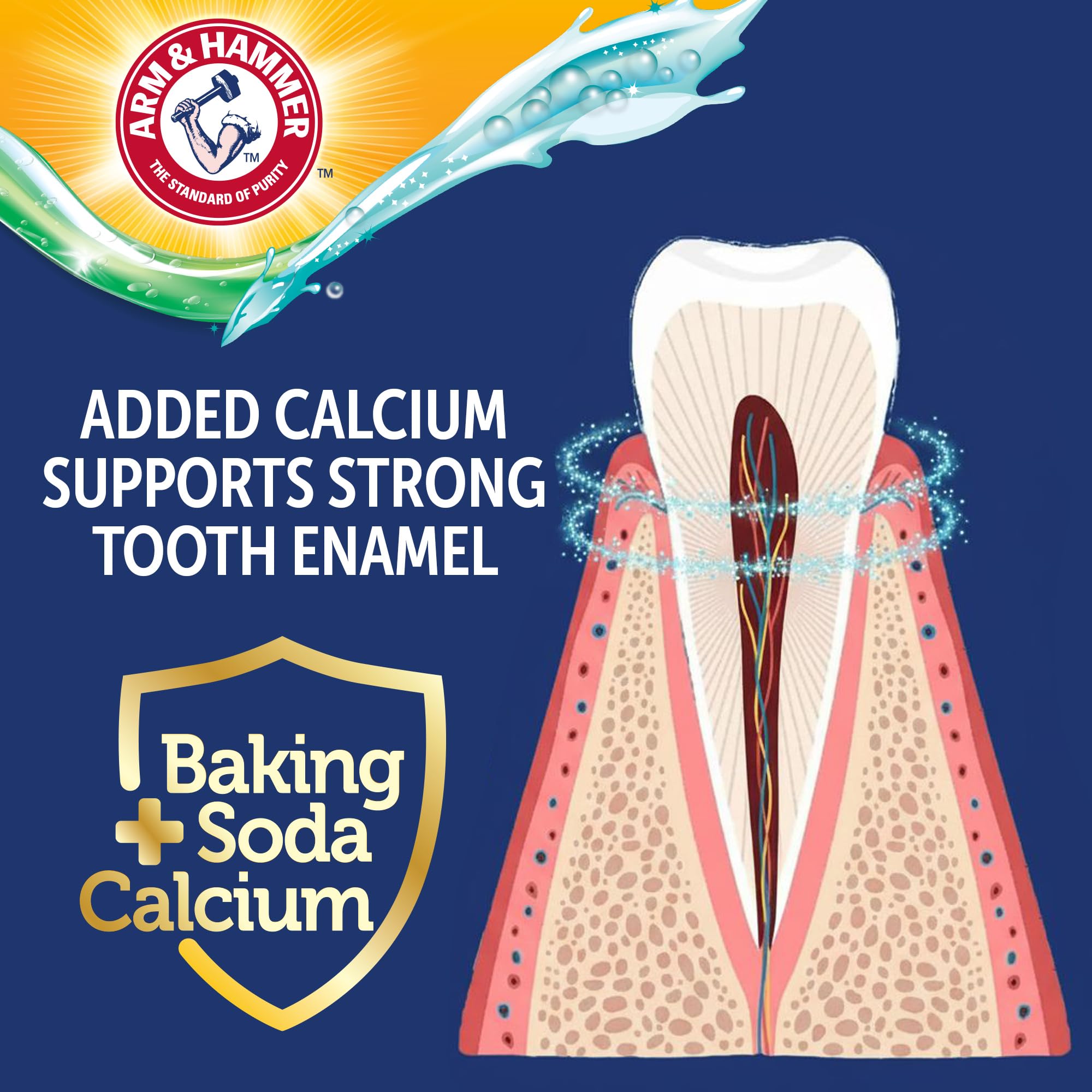 Arm & Hammer kit dent sans brossage – application simple sur les dents.