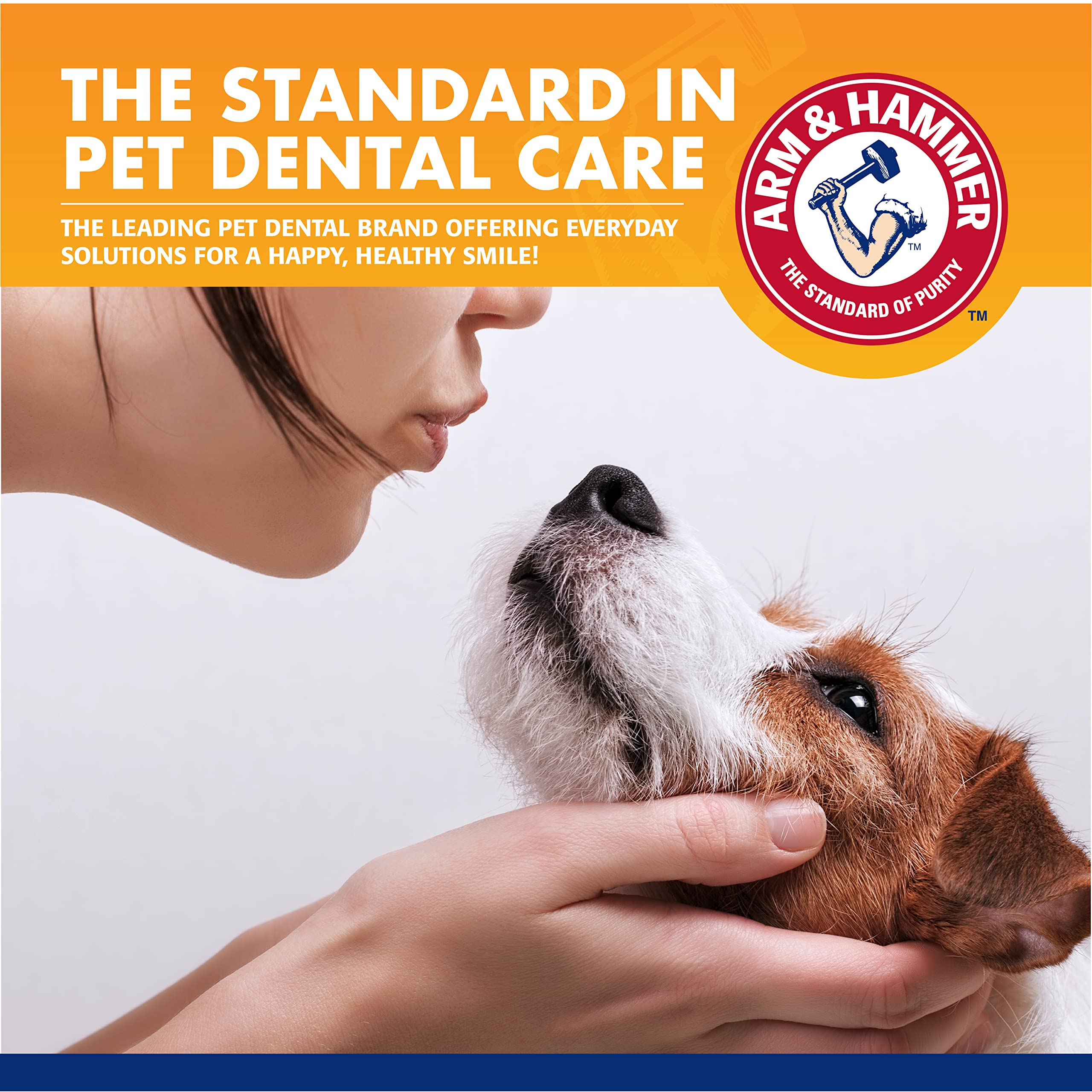 Kit dentaire Arm & Hammer pour chiens grands et petits.