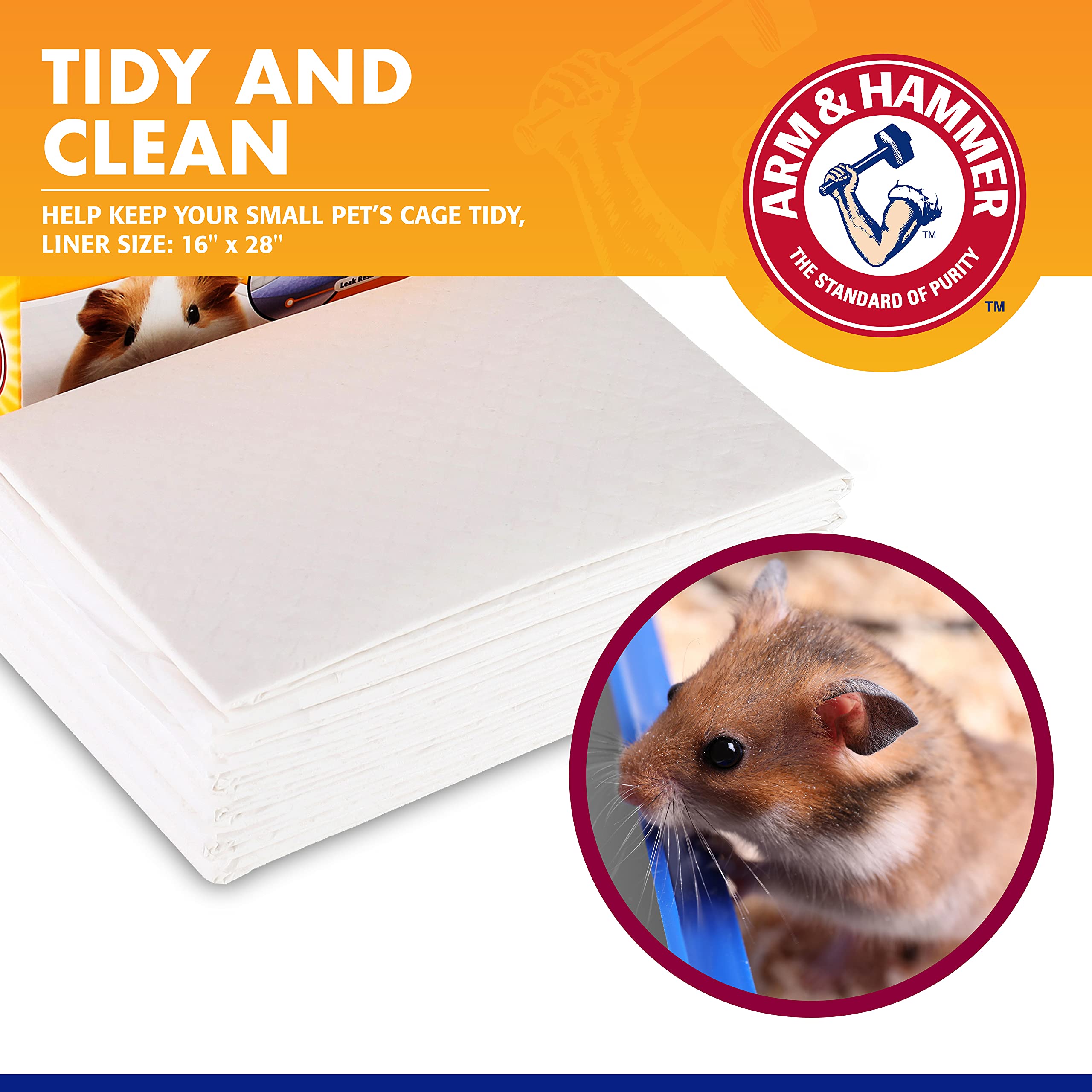 Arm & Hammer liner adapté à grille métallique, placé sous la grille pour collecter l’humidité.
