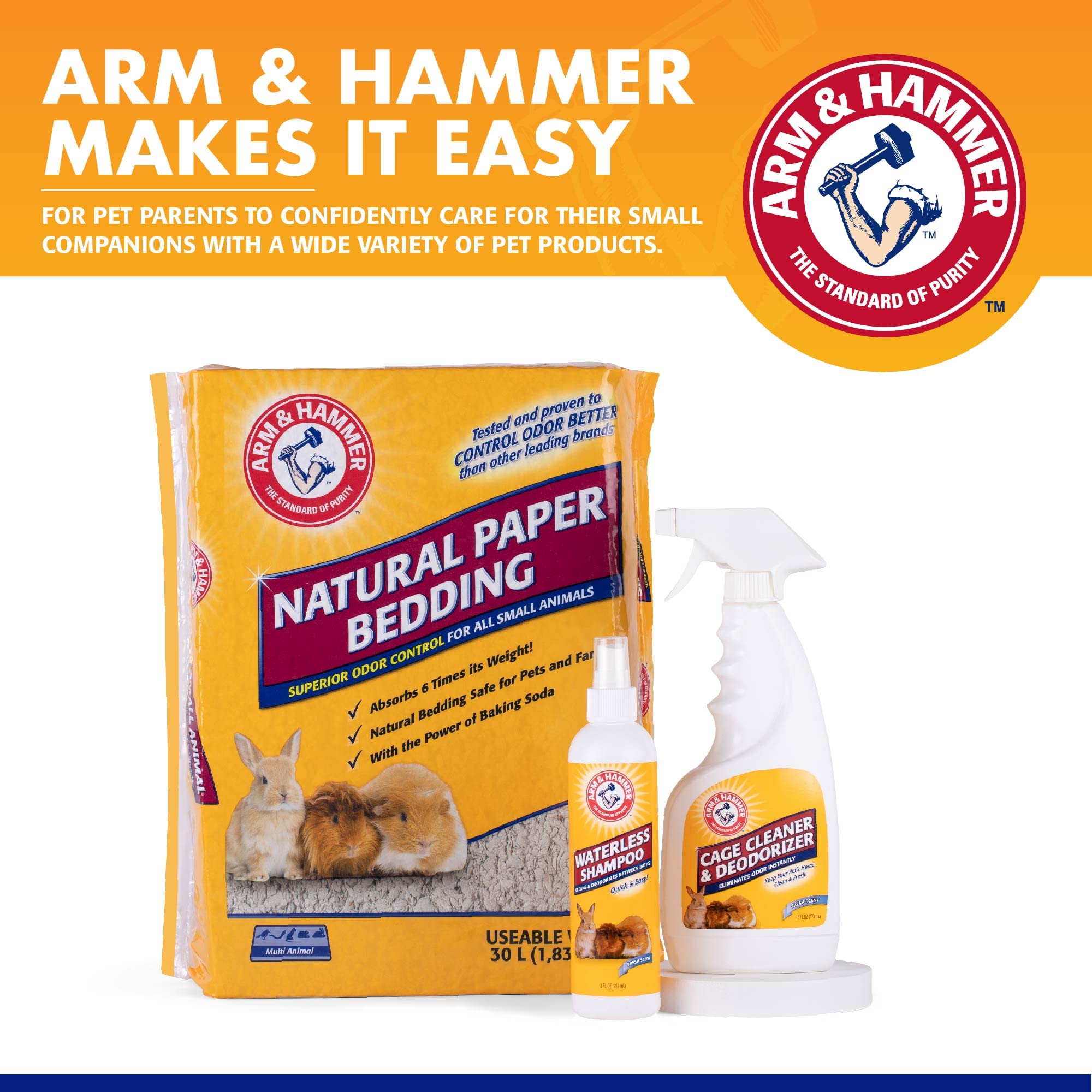 Arm & Hammer liner lot de sept pratique pour l’entretien régulier.