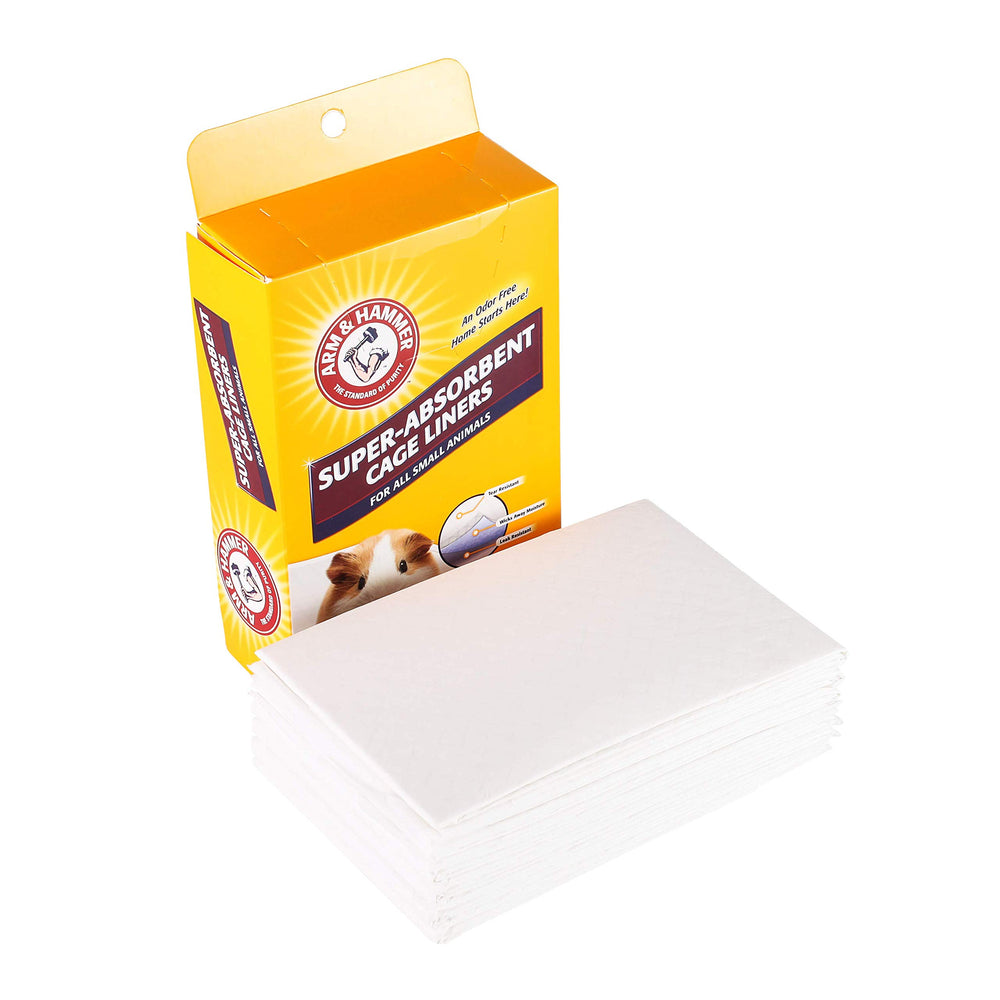 Arm & Hammer liner protège le bac et maintient la propreté autour du cobaye.