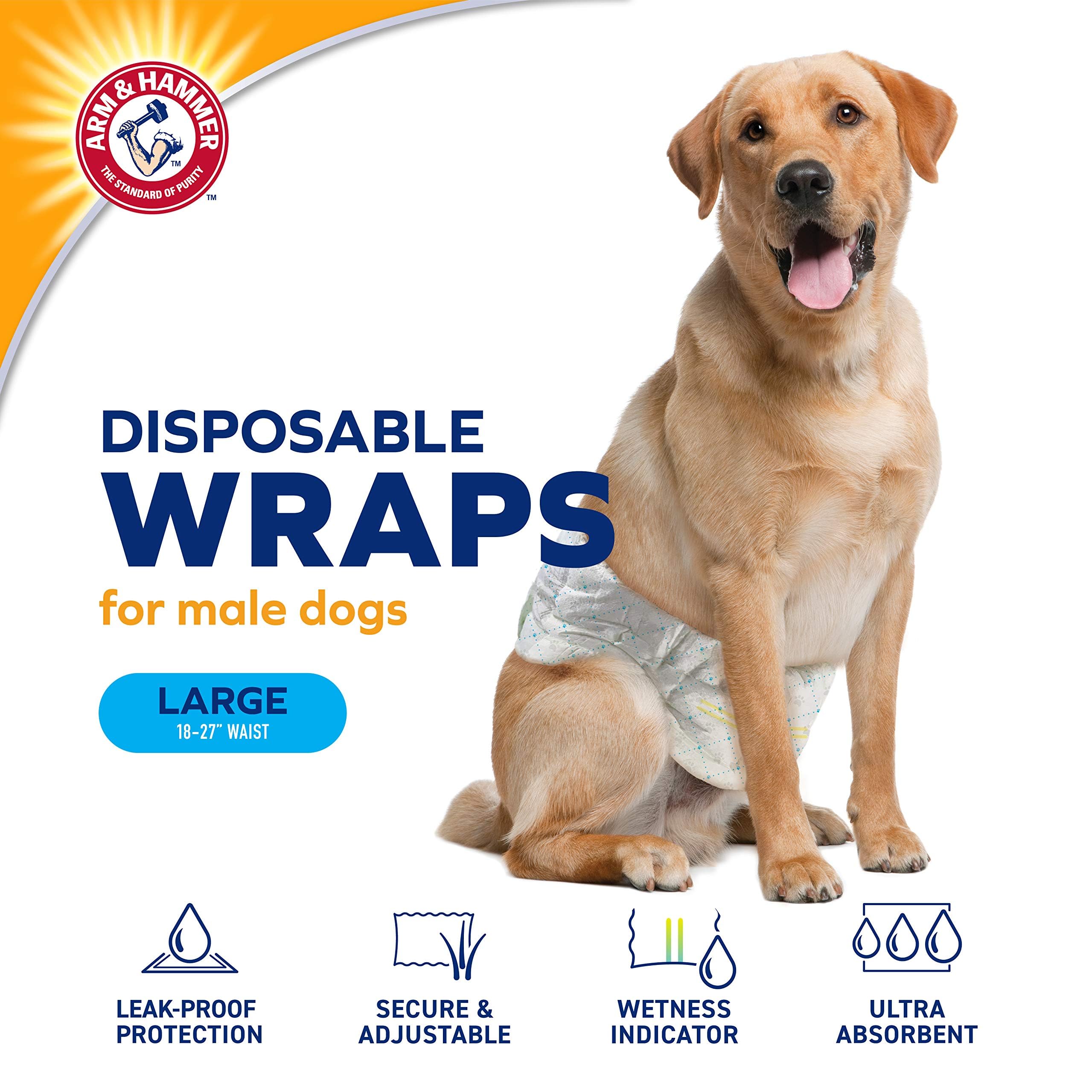 Arm & Hammer noyau absorbant, capture l’urine et maintient le pelage au sec.