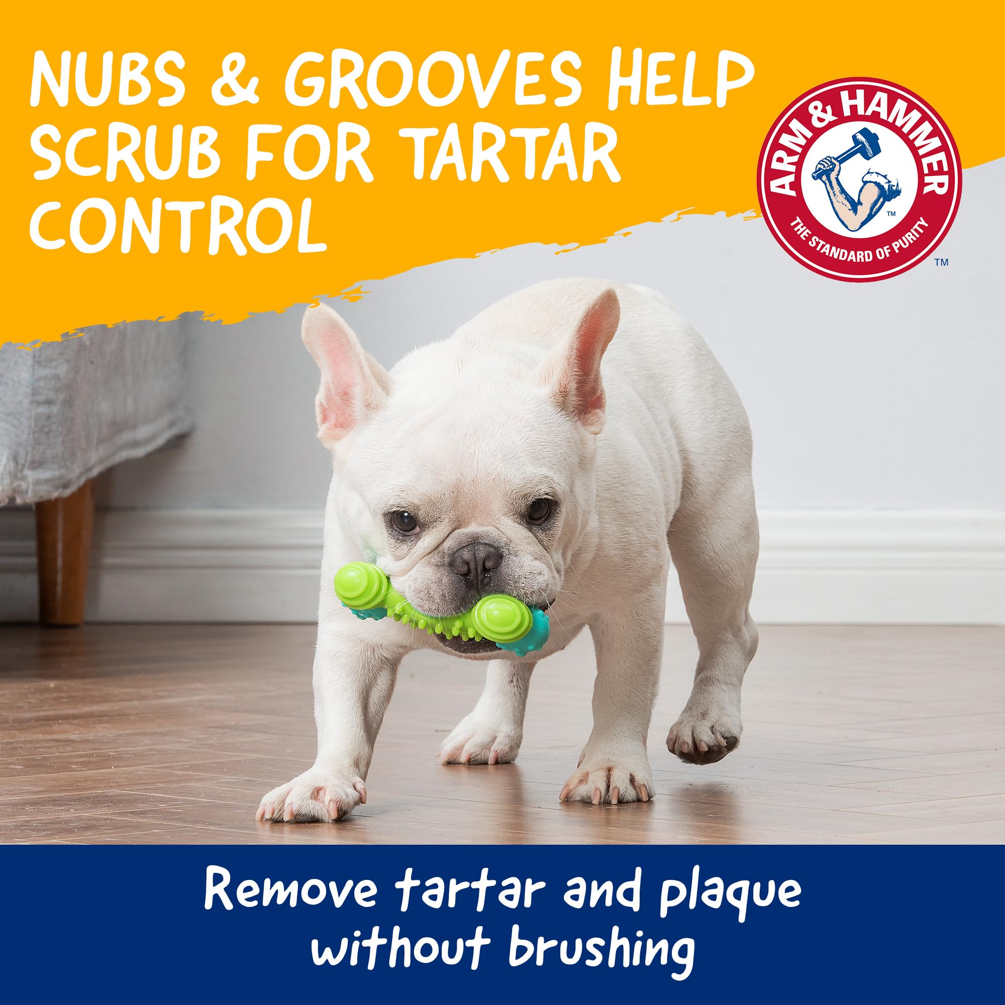 Matériau durable en nylon et TPR, conçu pour résister aux sessions de mastication.
