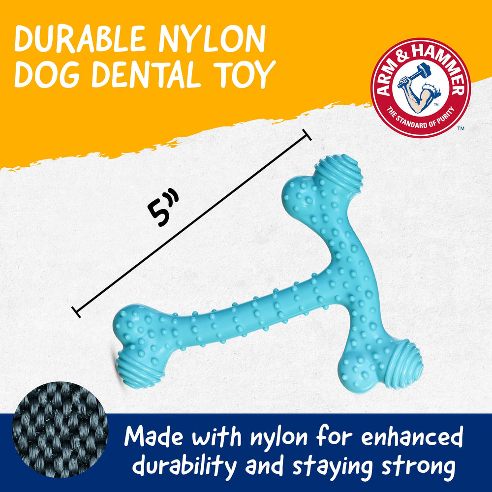 Arm & Hammer Nubbies T-Bone, matériau durable non comestible pour jeu quotidien supervisé.