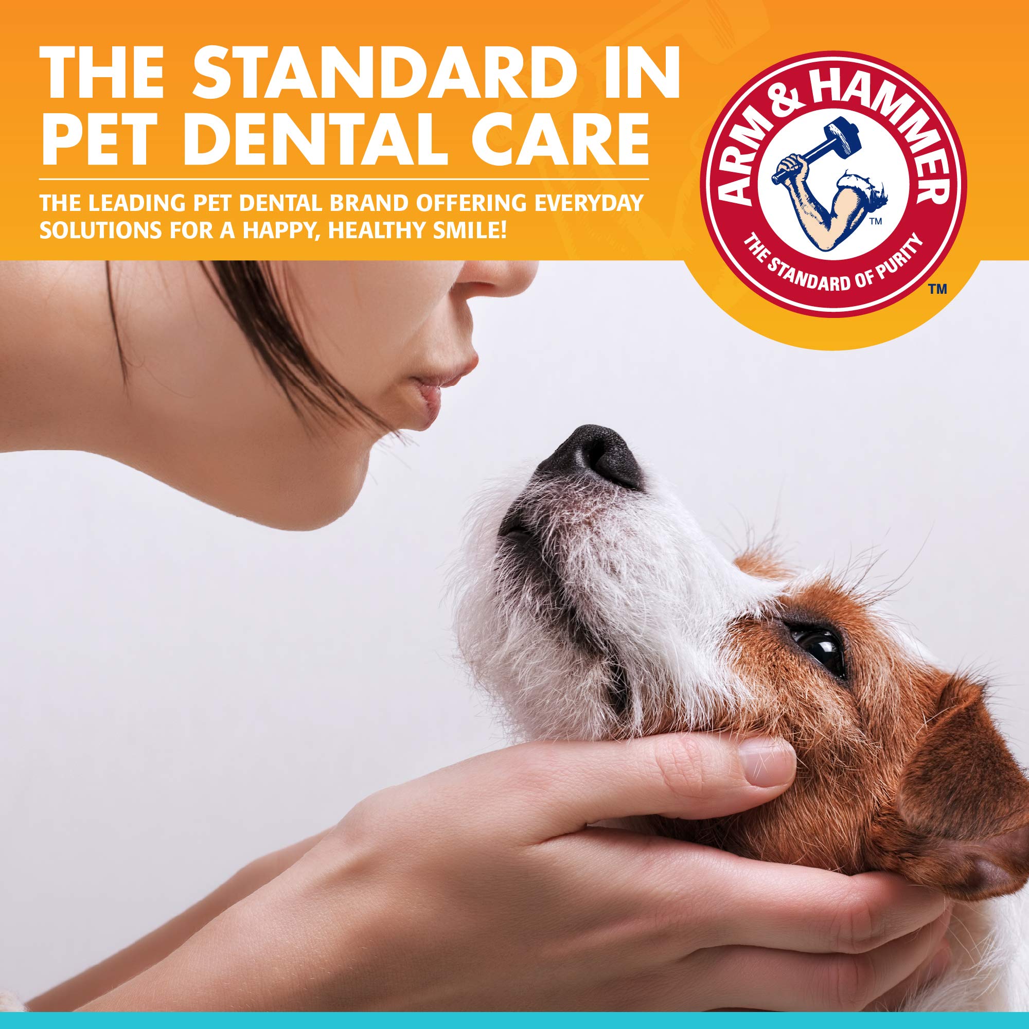 Arm & Hammer pour Animaux: formule bicarbonate neutralise les odeurs pendant le brossage.