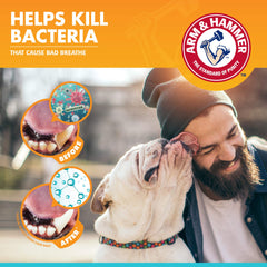 Arm & Hammer pour Animaux: tube dentifrice près de l’évier, rangement pratique.