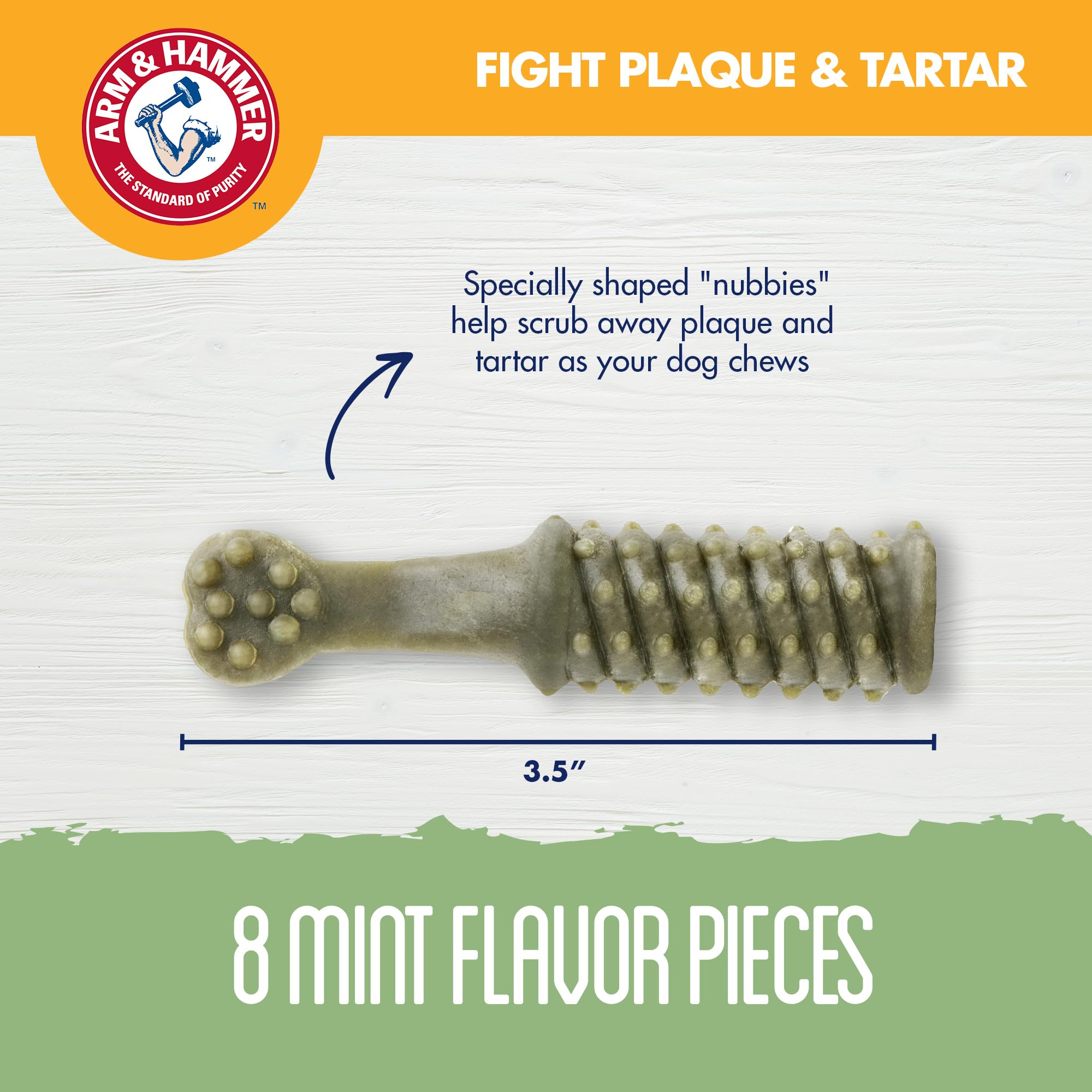 Formule bicarbonate de soude et calcium pour dents solides.