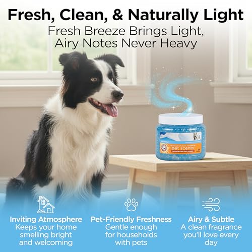 Arm & Hammer Pets Gel Beads, contenance douze onces pratique pour usage prolongé.