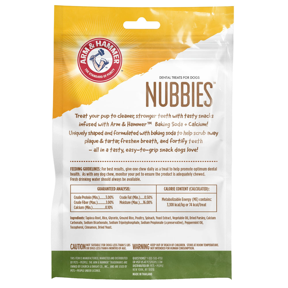 Arm & Hammer Nubbies – alternative pratique au brossage.