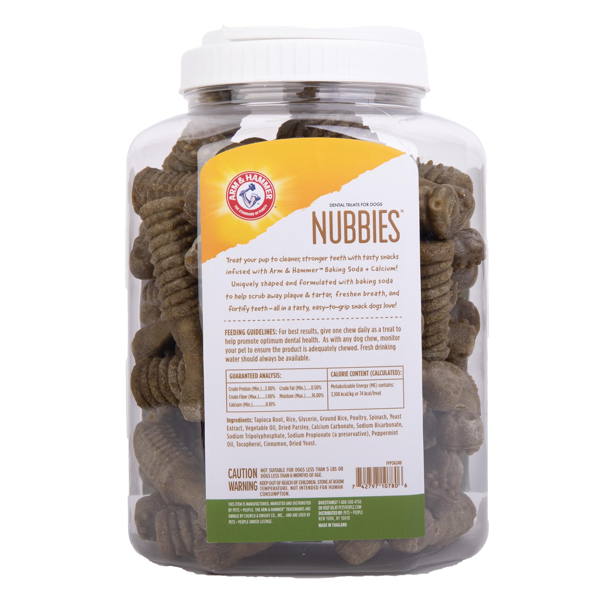 Arm & Hammer Nubbies: emballage pratique avec 62 bouchées