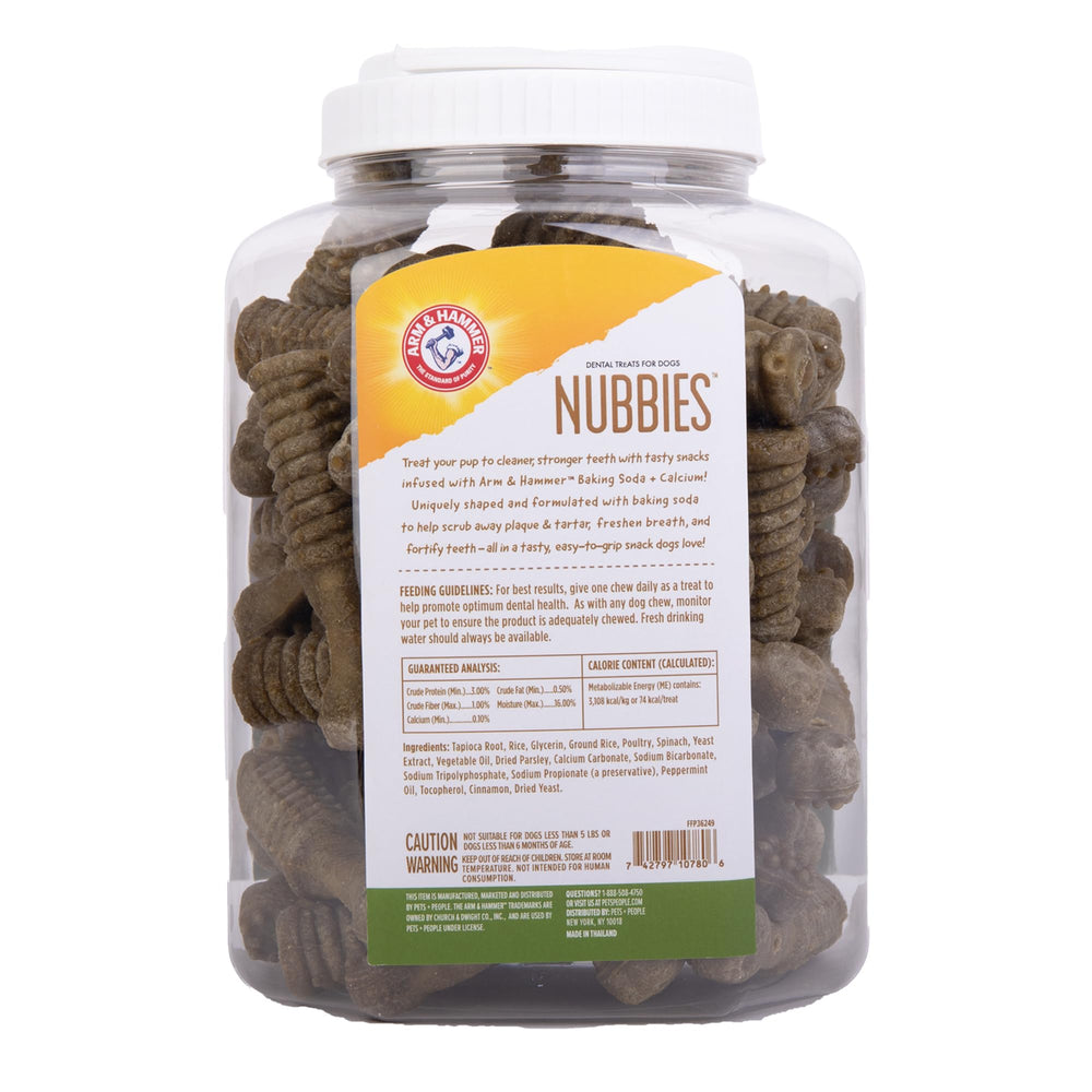Arm & Hammer Nubbies: emballage pratique avec 62 bouchées