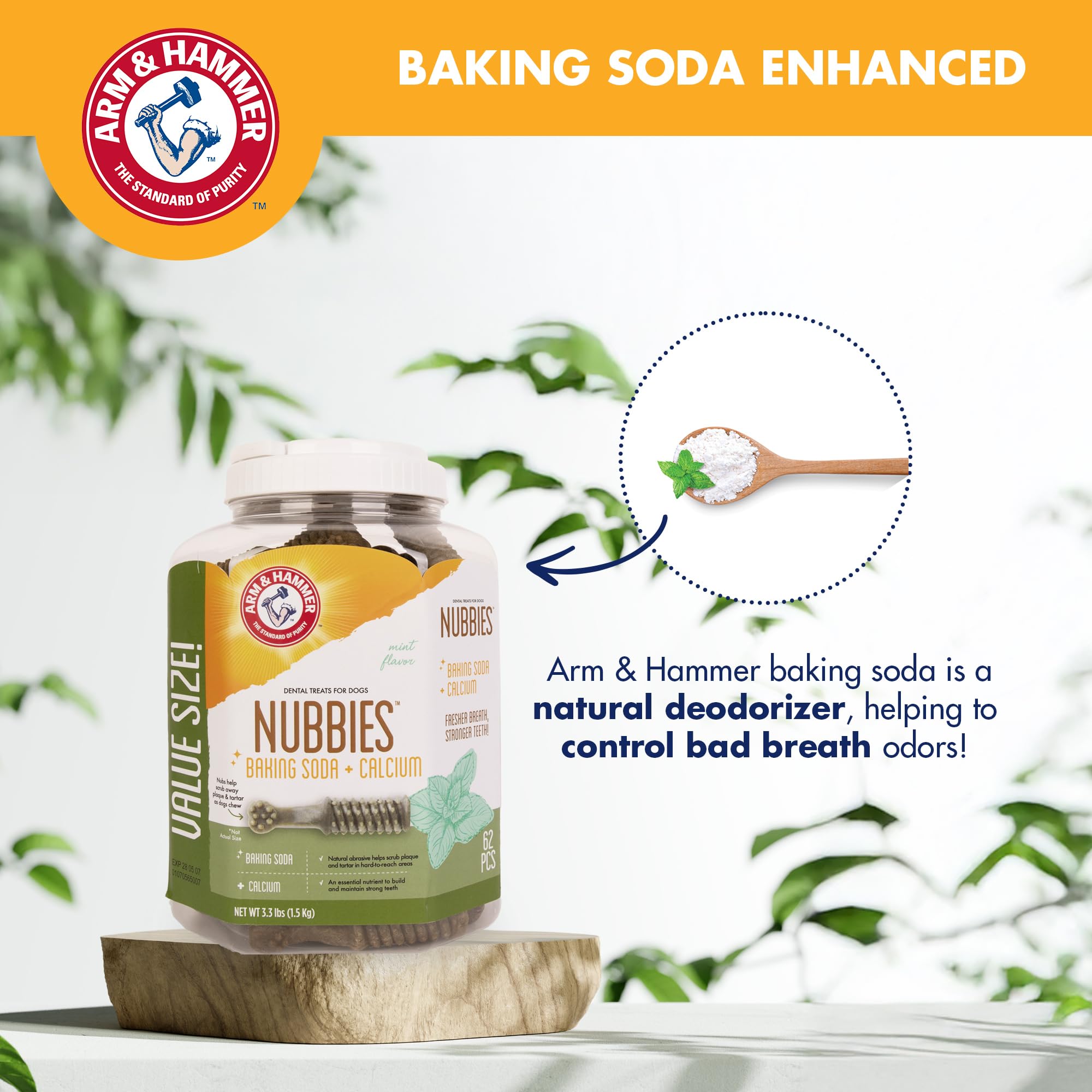 Arm & Hammer Nubbies: bouchées menthe pour une mastication agréable