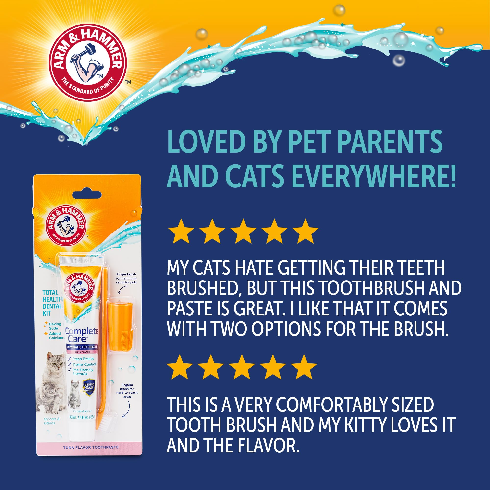 Formule sans colorants et non toxique pour chiens Arm & Hammer.