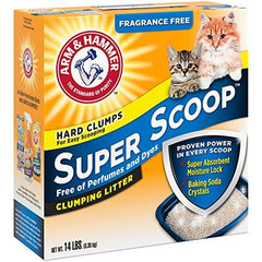 Arm & Hammer Super Scoop litière grumes solides faciles à retirer