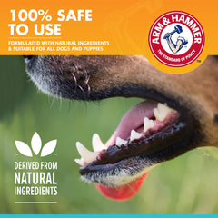  Utilisation sans brosse Arm & Hammer pour routine quotidienne canine.