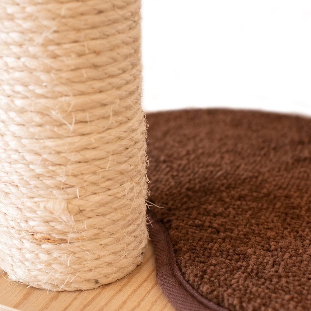 Armarkat bois poplar naturel pour une esthétique neutre et durable.