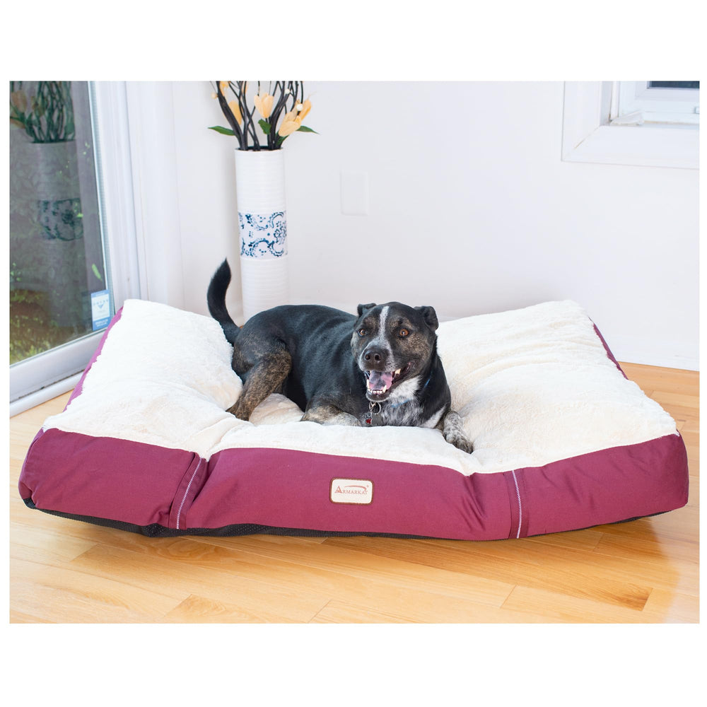 Armarkat Tapis-lit chien housse amovible avec zip, entretien facilité.