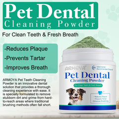 ARMOYA Poudre Dentaire chien: mélange facile avec croquettes pour routine simple